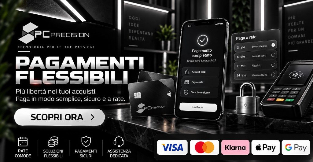 Pagamenti flessibili — scopri le soluzioni di pagamento PC Precision