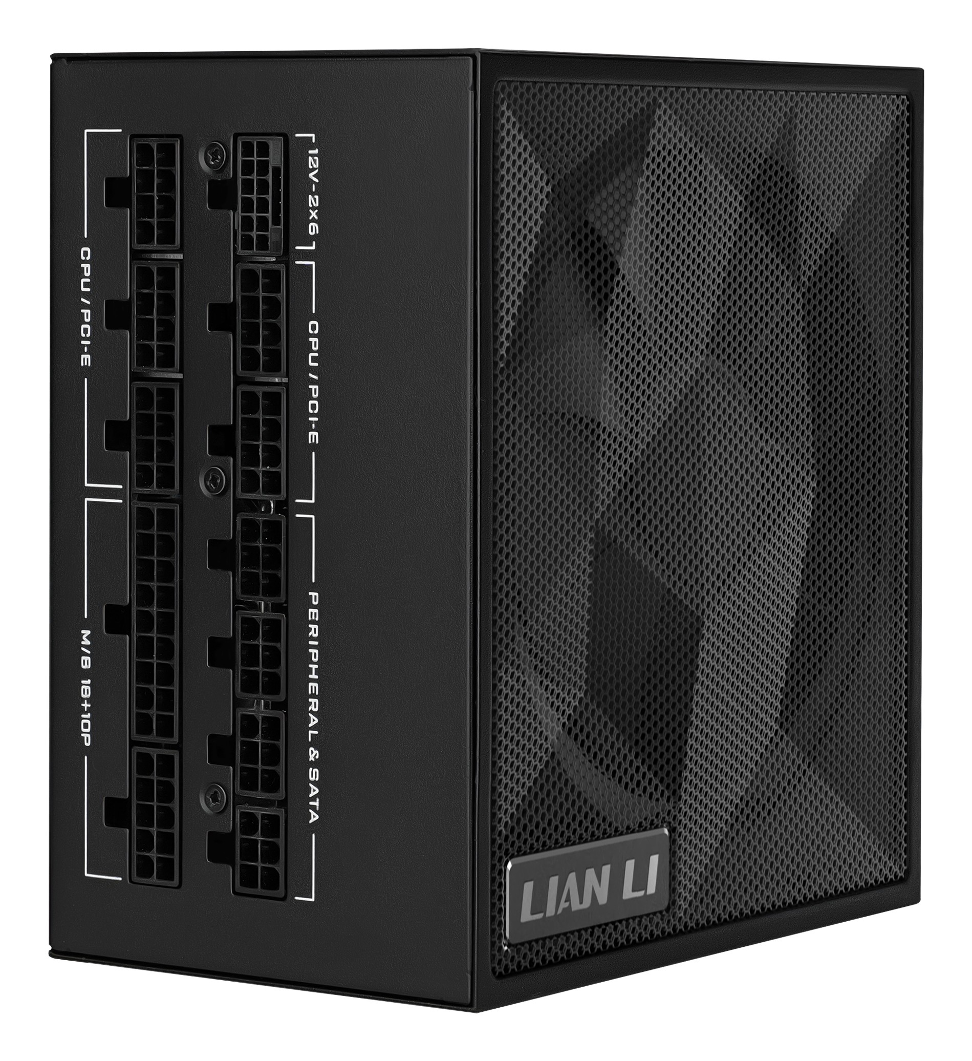 Alimentatore Lian Li SX Series 80 PLUS Platinum PCIe 5.1 ATX 3.1 850W Nero Alimentatore Lian Li SX Series 80 PLUS Platinum PCIe 5.1 ATX 3.1 850W Nero