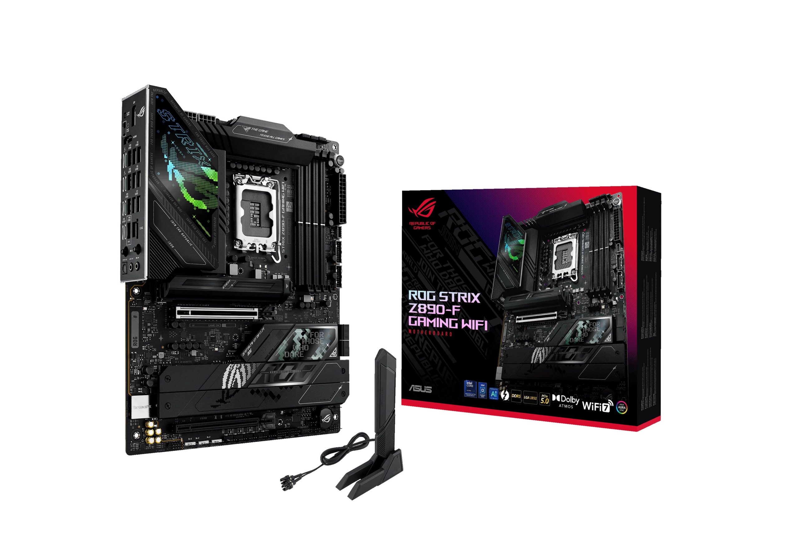 ASUS ROG STRIX Z890-F GAMING WIFI Intel Z890 LGA 1851 (Socket V1) ATX ASUS ROG STRIX Z890-F GAMING WIFI Intel Z890 LGA 1851 (Socket V1) ATX