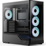 Case Aerocool P500A Midi-Tower ATX Vetro Temperato RGB Nero