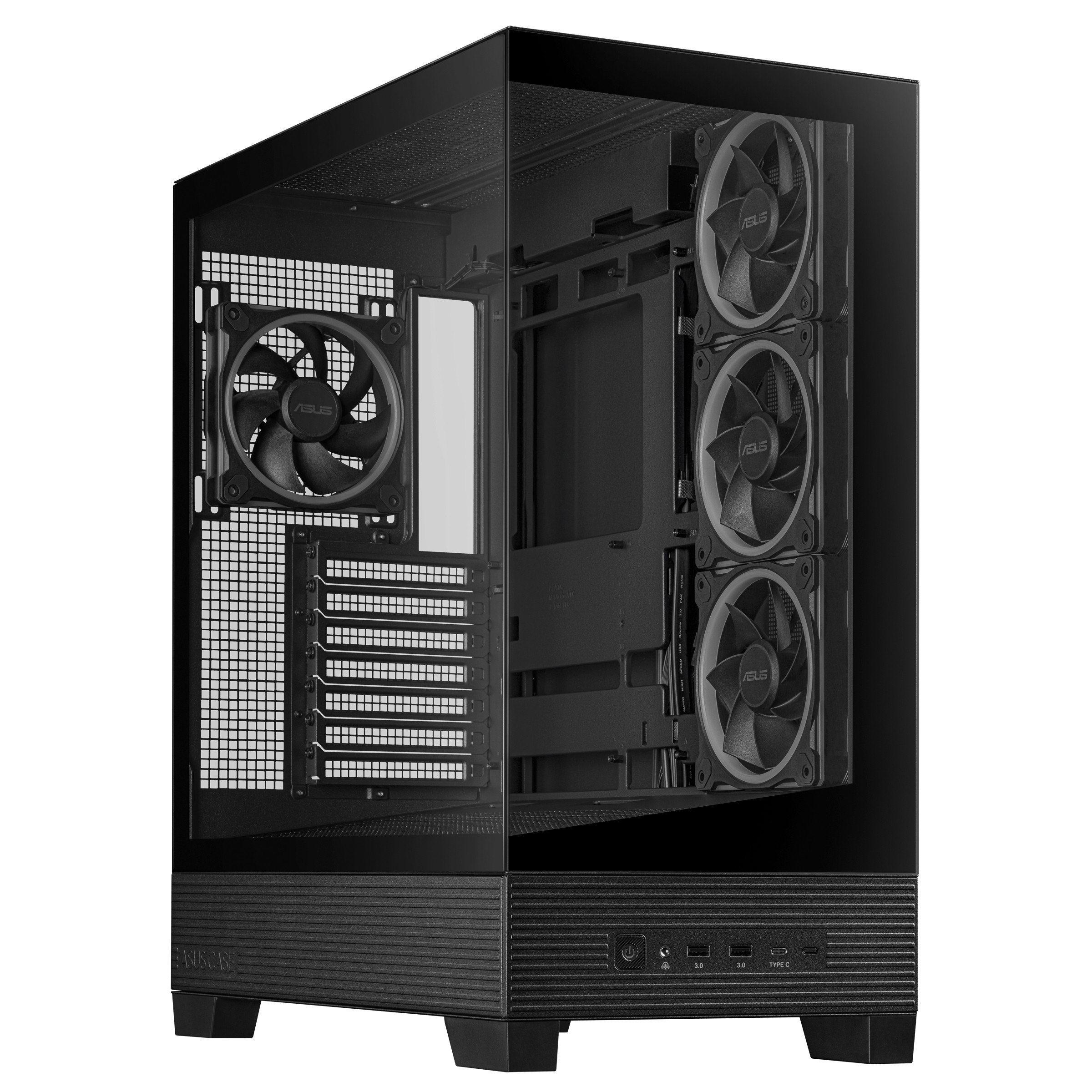 Case ASUS A31 Plus TG ARGB BLACK Midi Tower Nero Case ASUS A31 Plus TG ARGB BLACK Midi Tower Nero