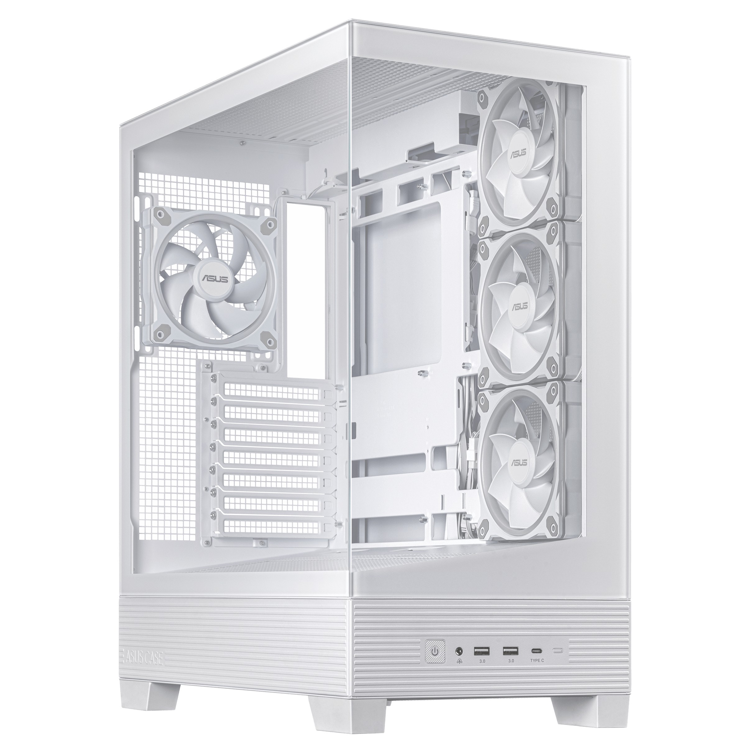 Case ASUS A31 Plus TG ARGB WHITE Midi Tower Bianco Case ASUS A31 Plus TG ARGB WHITE Midi Tower Bianco