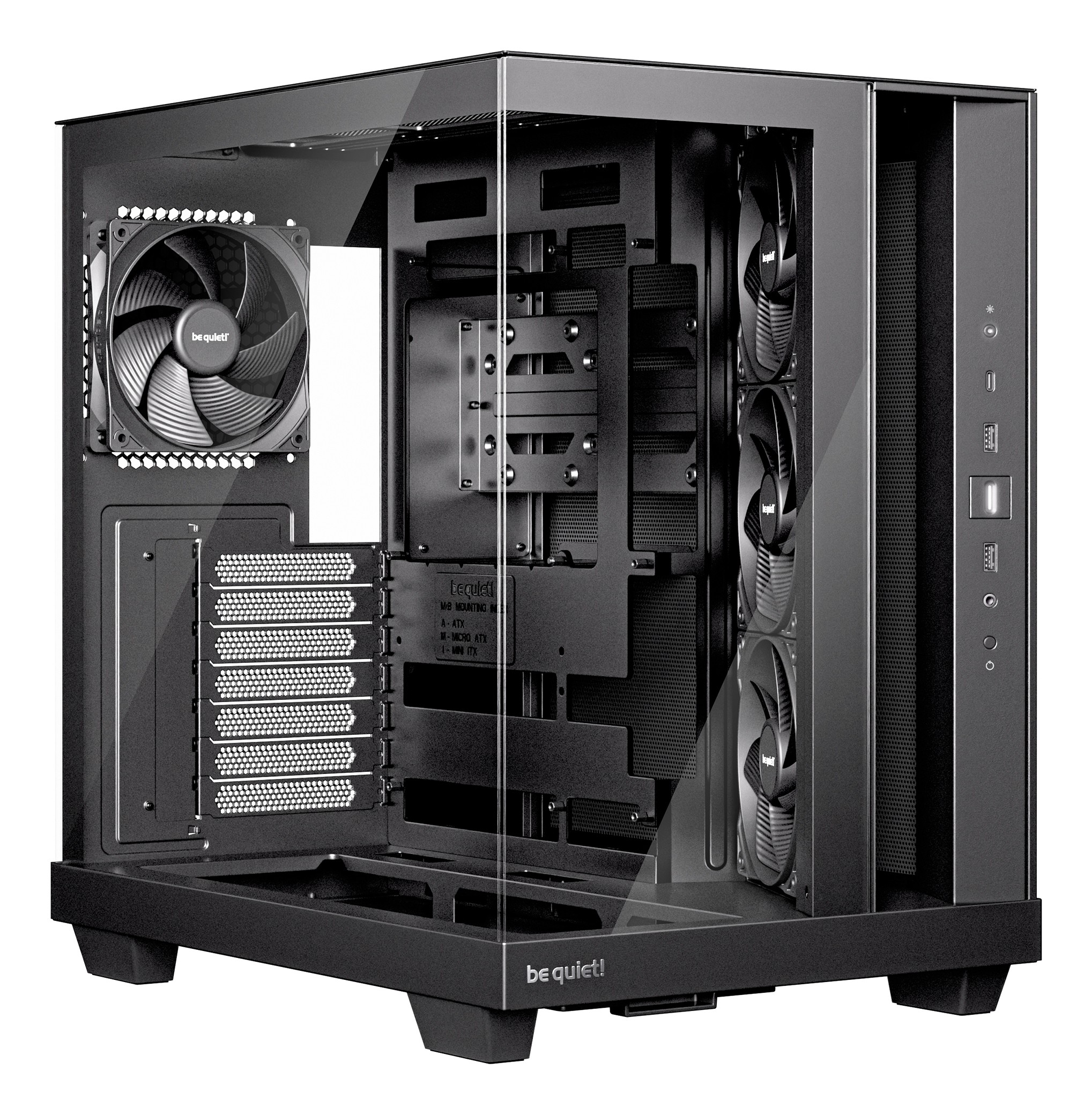 Case Be Quiet! Light Base 500 Mid Tower ATX Vetro Temperato Nero Case Be Quiet! Light Base 500 Mid Tower ATX Vetro Temperato Nero