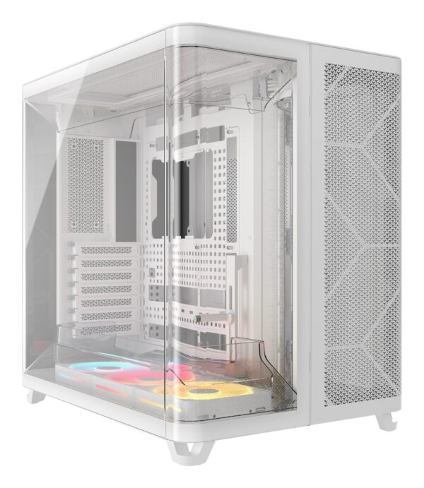 Case Corsair AIR 5400 LX-R ICUE LINK RGB Midi Tower Vetro Temperato Bianco
