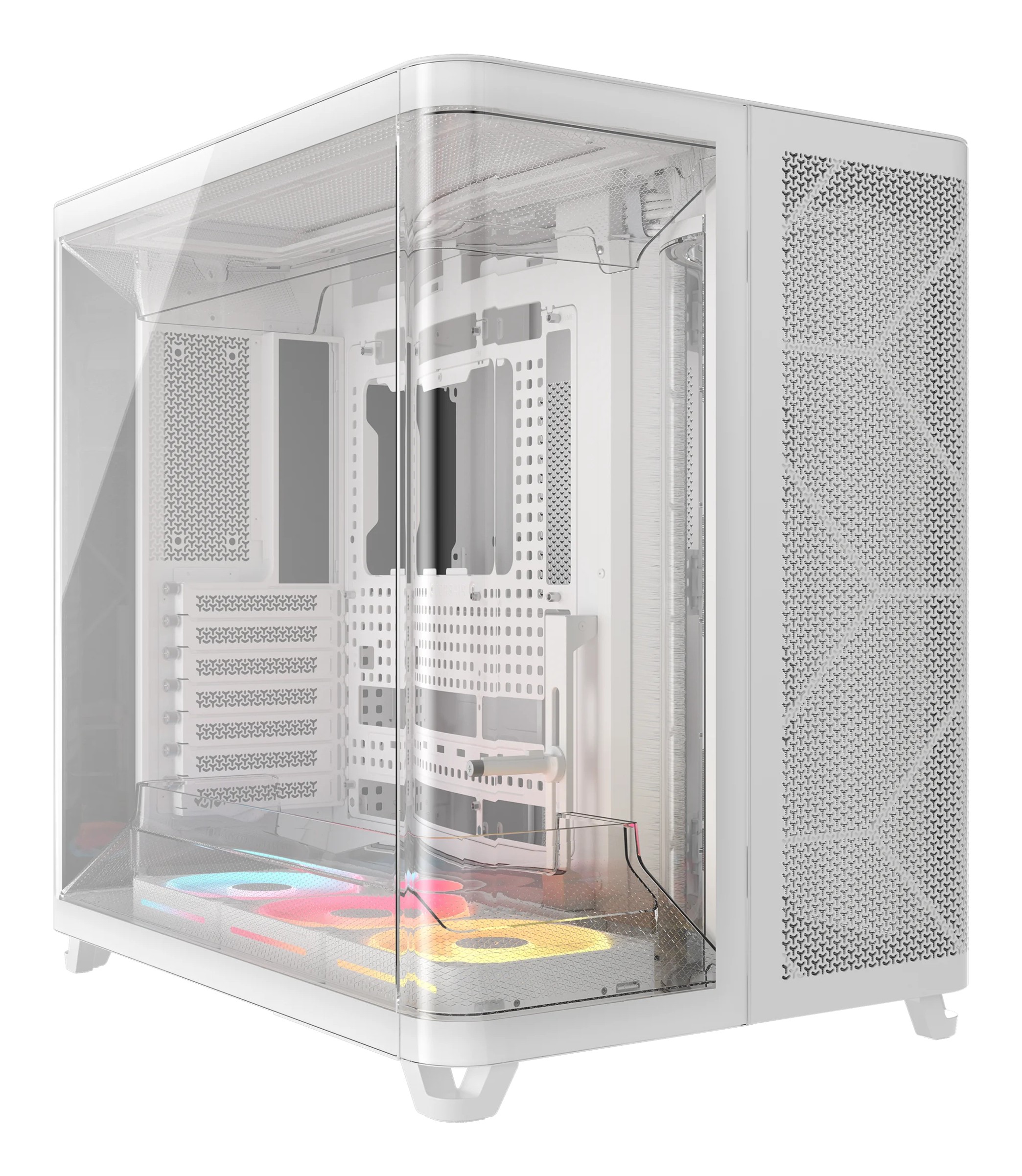 Case Corsair AIR 5400 LX-R ICUE LINK RGB Midi Tower Vetro Temperato Bianco Case Corsair AIR 5400 LX-R ICUE LINK RGB Midi Tower Vetro Temperato Bianco