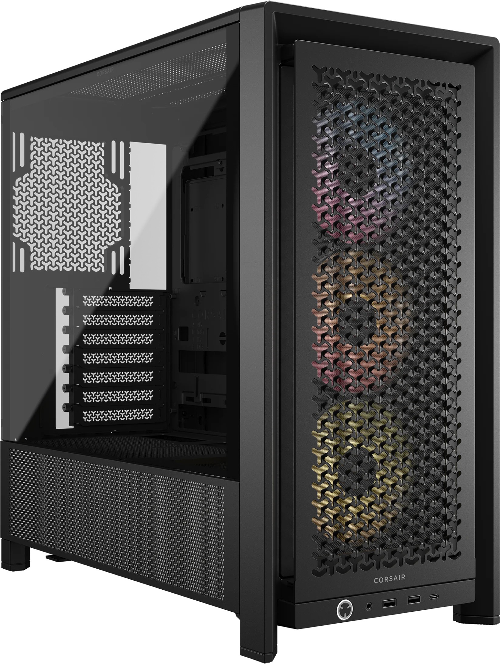 Case Corsair Frame 4000D RS ARGB Midi-Tower E-ATX Vetro Temperato Nero Case Corsair Frame 4000D RS ARGB Midi-Tower E-ATX Vetro Temperato Nero