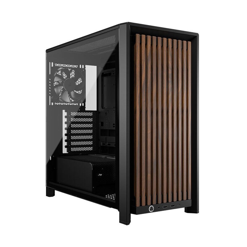 Case Corsair FRAME 4000D RS Wood Mid-Tower E-ATX Nero Case Corsair FRAME 4000D RS Wood Mid-Tower E-ATX Nero