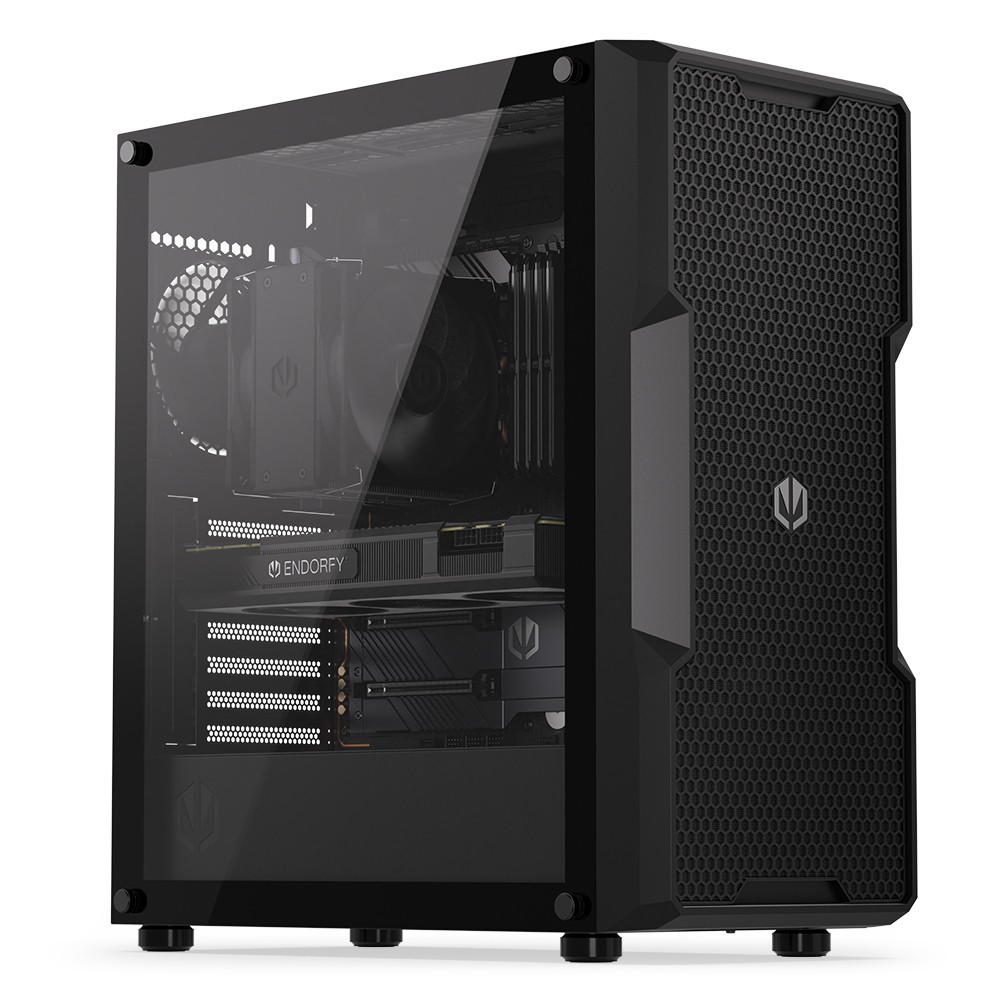 Case ENDORFY Regnum 400 Air Nero Midi Tower Vetro Temperato Case ENDORFY Regnum 400 Air Nero Midi Tower Vetro Temperato