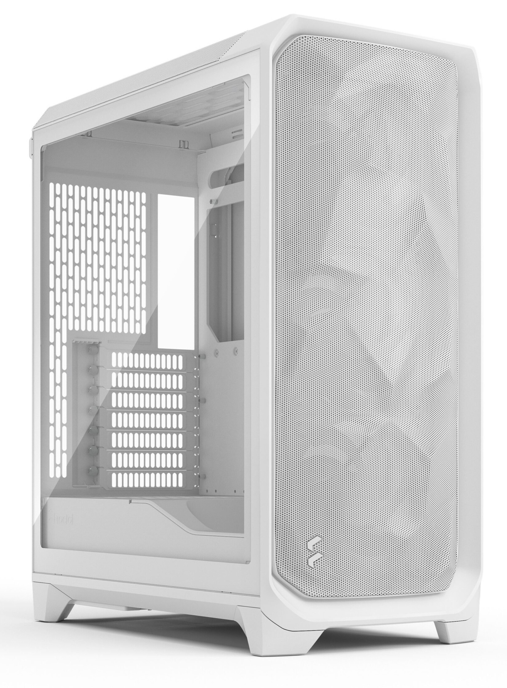 Case Fractal Design Meshify 3 Clear Tint White Midi Tower Case Fractal Design Meshify 3 Clear Tint White Midi Tower