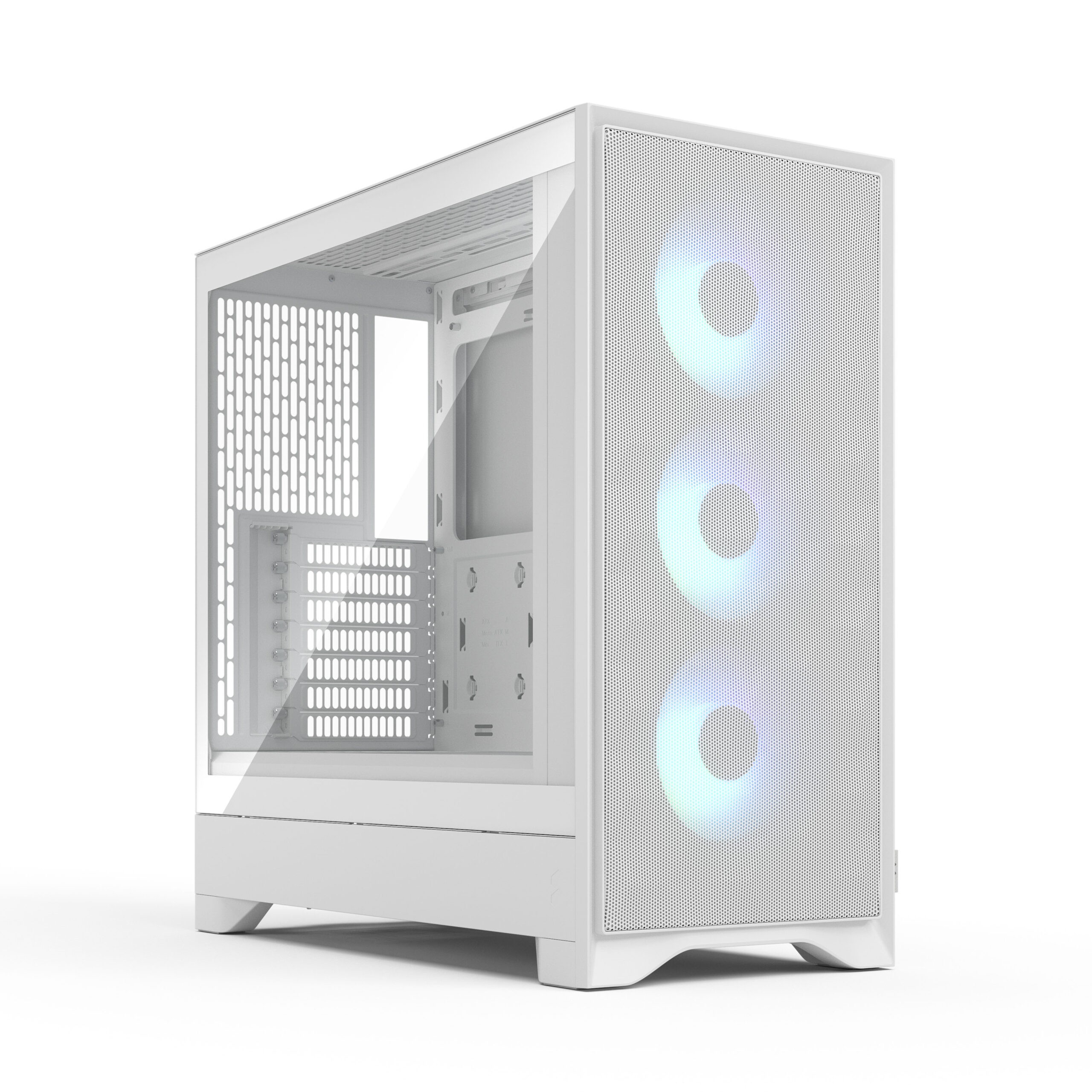 Case Fractal Design Pop 2 Air TG RGB Mid Tower ATX Vetro Temperato Bianco Case Fractal Design Pop 2 Air TG RGB Mid Tower ATX Vetro Temperato Bianco