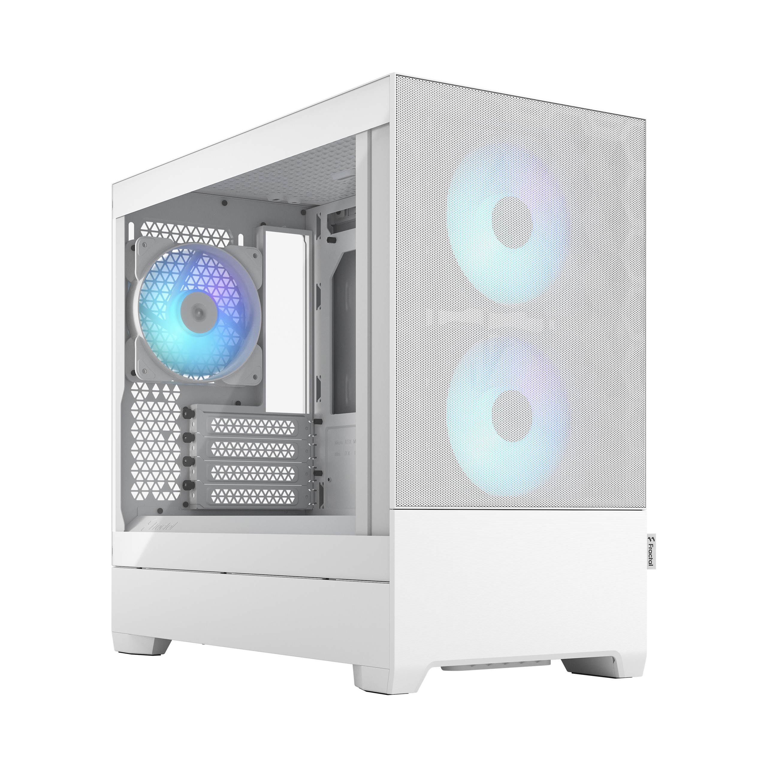 Case Fractal Design Pop Mini Air RGB Clear Tint Micro ATX Vetro Temperato Bianco Case Fractal Design Pop Mini Air RGB Clear Tint Micro ATX Vetro Temperato Bianco