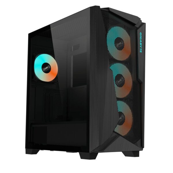 Case Gigabyte C301 G V2 Midi-Tower ARGB Vetro Temperato Nero