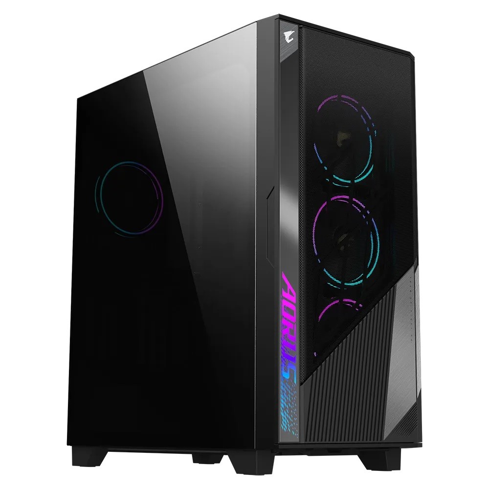 Case Gigabyte GB-AC500G Midi-Tower RGB Vetro Temperato Nero Case Gigabyte GB-AC500G Midi-Tower RGB Vetro Temperato Nero
