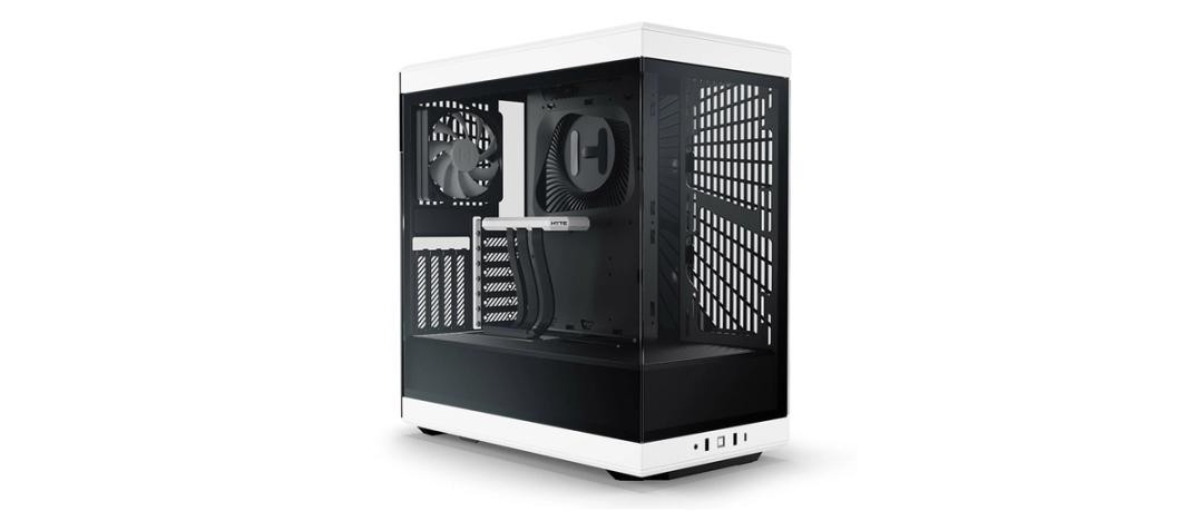 Case Hyte Y40 Midi Tower Vetro Temperato Bianco Nero Case Hyte Y40 Midi Tower Vetro Temperato Bianco Nero