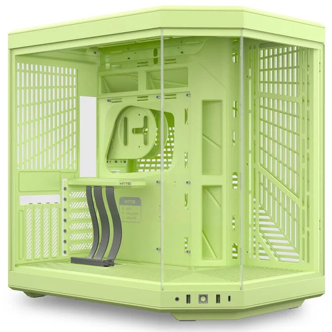 Case HYTE Y70 Midi Tower E-ATX Vetro Temperato Verde Case HYTE Y70 Midi Tower E-ATX Vetro Temperato Verde