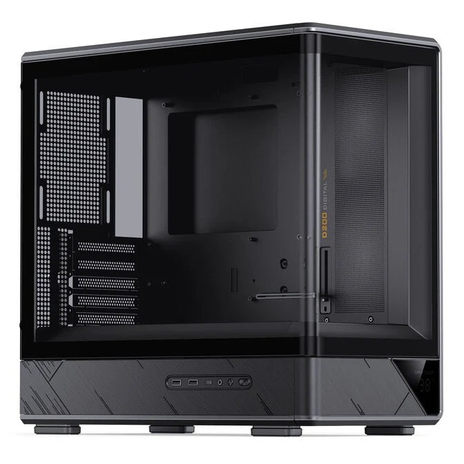 Case Jonsbo D200 Mini Tower mATX Vetro Temperato Nero Case Jonsbo D200 Mini Tower mATX Vetro Temperato Nero