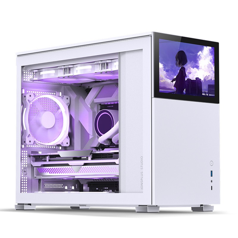 Case Jonsbo D31 Screen Micro-ATX Vetro Temperato Bianco Case Jonsbo D31 Screen Micro-ATX Vetro Temperato Bianco