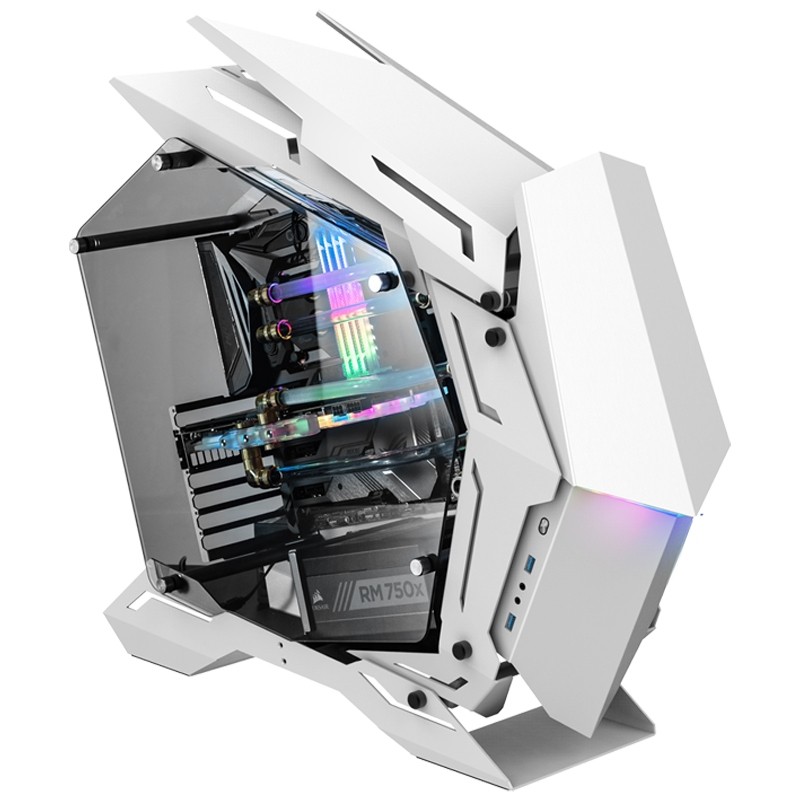 Case Jonsbo MOD3 Big Tower Showcase Vetro Temperato Bianco Case Jonsbo MOD3 Big Tower Showcase Vetro Temperato Bianco