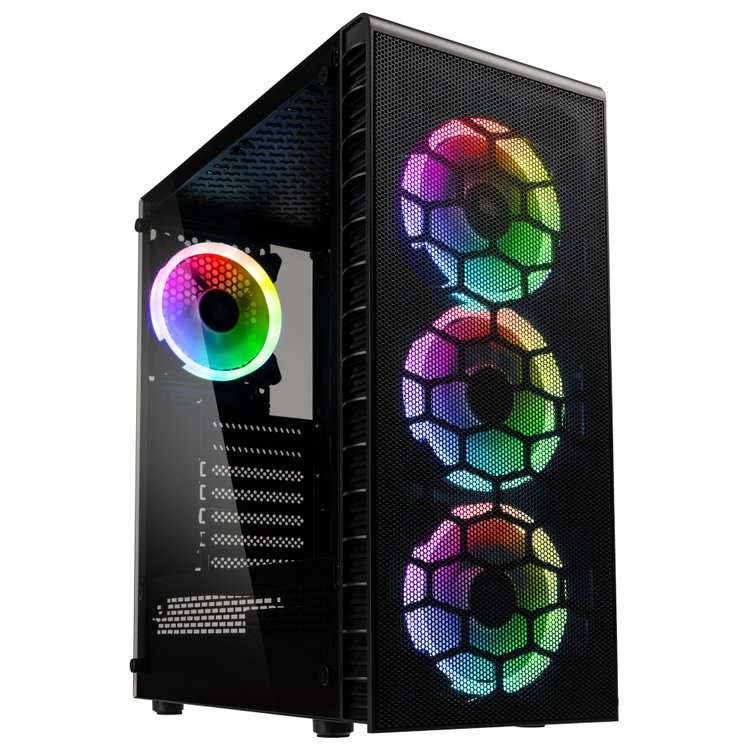 Case Kolink Observatory Lite Mesh RGB Midi Tower Nero Case Kolink Observatory Lite Mesh RGB Midi Tower Nero