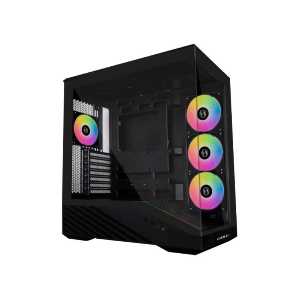 Case Lian Li Vector V100 Midi-Tower ATX RGB Vetro Temperato Nero