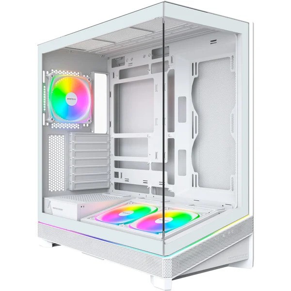 Case Montech Sky 3 Midi Tower ATX ARGB Vetro Temperato Bianco Case Montech Sky 3 Midi Tower ATX ARGB Vetro Temperato Bianco