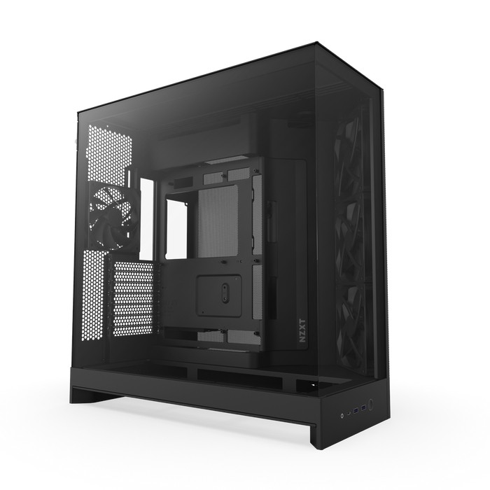 Case NZXT H9 Flow Midi Tower ATX Vetro Temperato Nero Case NZXT H9 Flow Midi Tower ATX Vetro Temperato Nero