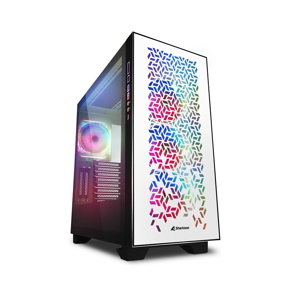 Case Sharkoon ELITE SHARK CA300H Bianco Big-Tower Case Sharkoon ELITE SHARK CA300H Bianco Big-Tower