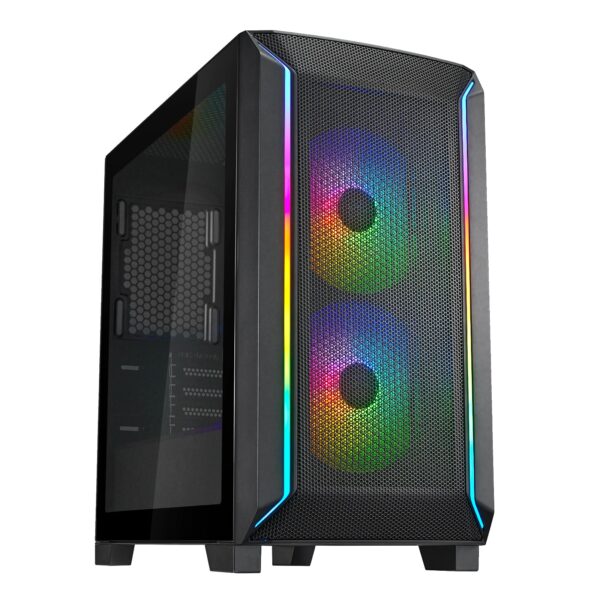 Case SilverStone FARA 312 Micro-ATX Vetro Temperato Nero - SPEDIZIONE IMMEDIATA