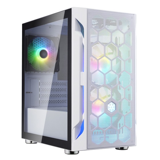 Case SilverStone Fara H1M Pro Micro-ATX Vetro Temperato Bianco Case SilverStone Fara H1M Pro Micro-ATX Vetro Temperato Bianco