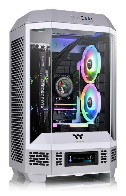 Case Thermaltake The Tower 300 Mini Tower Vetro Temperato Grigio Chiaro Case Thermaltake The Tower 300 Mini Tower Vetro Temperato Grigio Chiaro