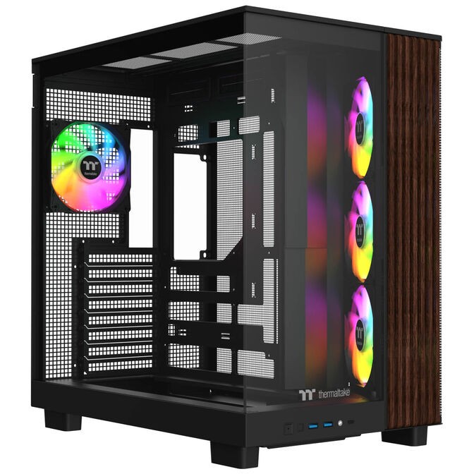 Case Thermaltake View 380 XL WS ARGB Mid Tower ATX ARGB Vetro Temperato Nero Case Thermaltake View 380 XL WS ARGB Mid Tower ATX ARGB Vetro Temperato Nero
