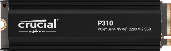 SSD Crucial P310 2TB M2 2280 M Key PCIe 4.0 x4 Con dissipatore Prestazioni ottimali