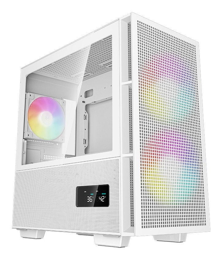 Case DeepCool R-CH360-WHAPE3D-G-1 computer case Micro Tower Bianco Case DeepCool R-CH360-WHAPE3D-G-1 computer case Micro Tower Bianco