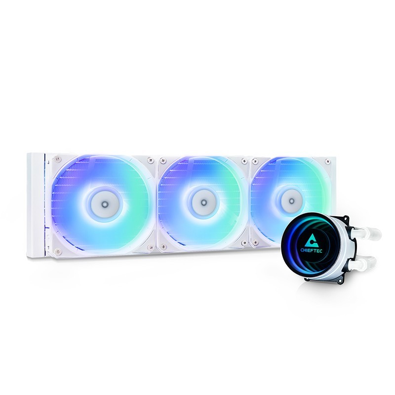 Dissipatore A Liquido Chieftec CLC-360-RGB-W ARGB Bianco Dissipatore A Liquido Chieftec CLC-360-RGB-W ARGB Bianco