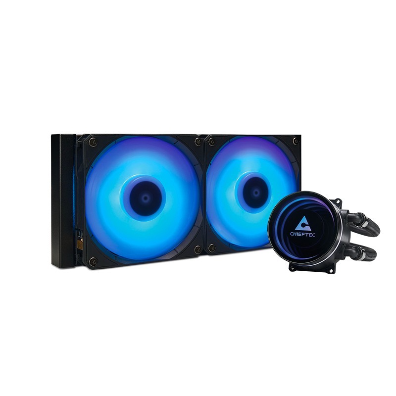 Dissipatore A Liquido Chieftec ICEBERG 240 RGB Nero Dissipatore A Liquido Chieftec ICEBERG 240 RGB Nero