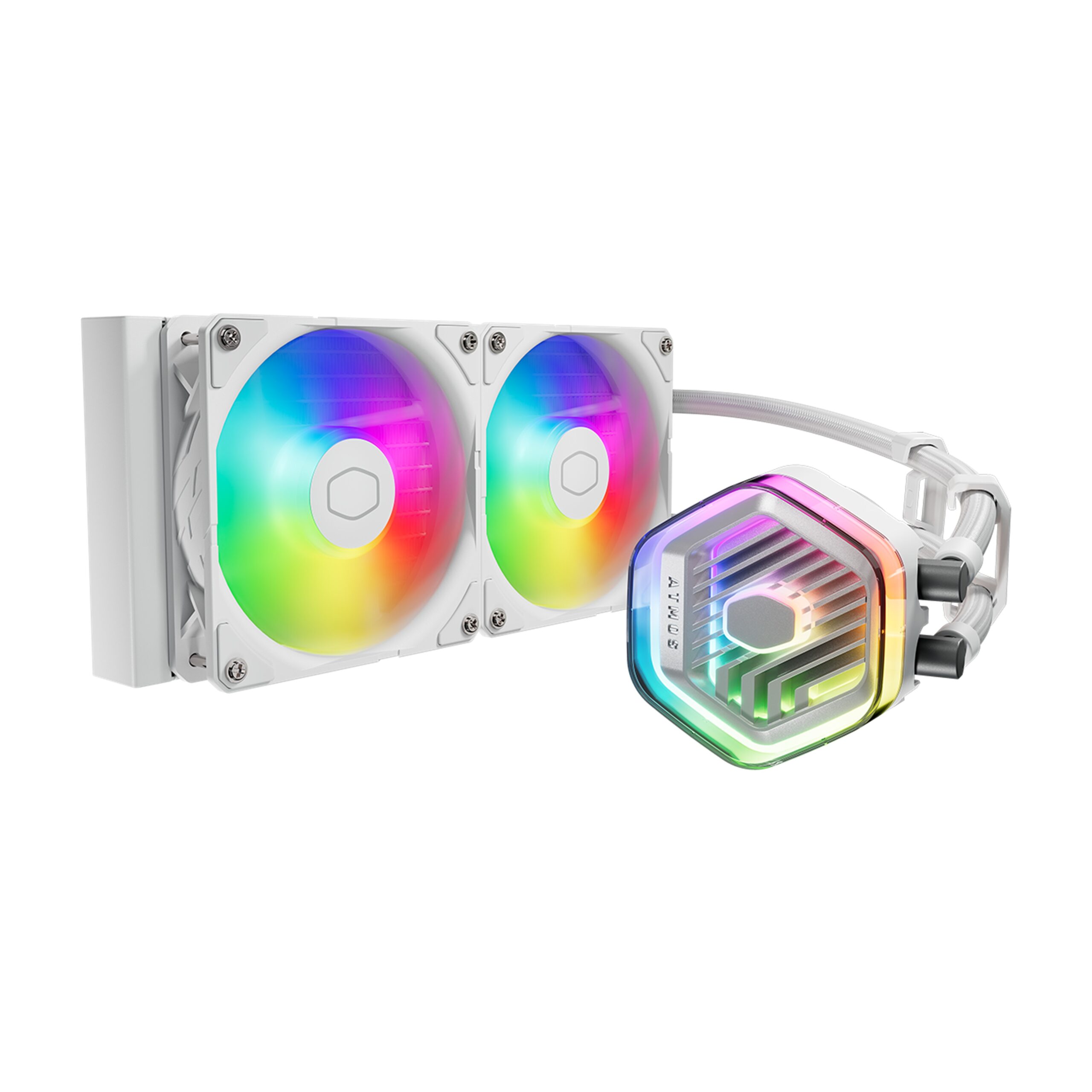 Dissipatore a Liquido Cooler Master MasterLiquid 240 Atmos 240mm ARGB Bianco Dissipatore a Liquido Cooler Master MasterLiquid 240 Atmos 240mm ARGB Bianco