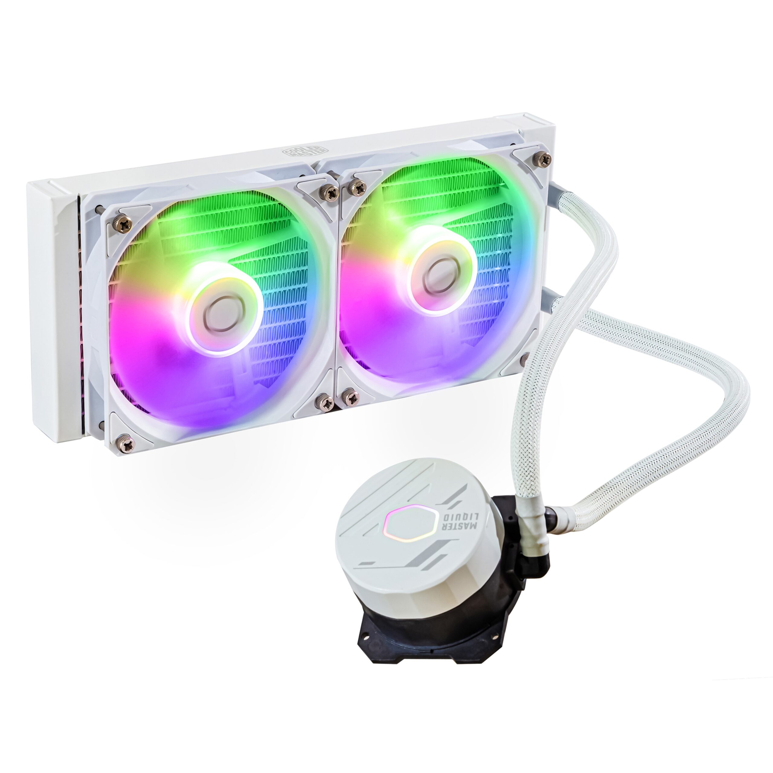 Dissipatore A Liquido Cooler Master MasterLiquid 240L Core ARGB Bianco Dissipatore A Liquido Cooler Master MasterLiquid 240L Core ARGB Bianco