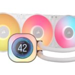 Dissipatore A Liquido Corsair iCUE LINK Titan 360 RX LCD RGB 360MM Bianco