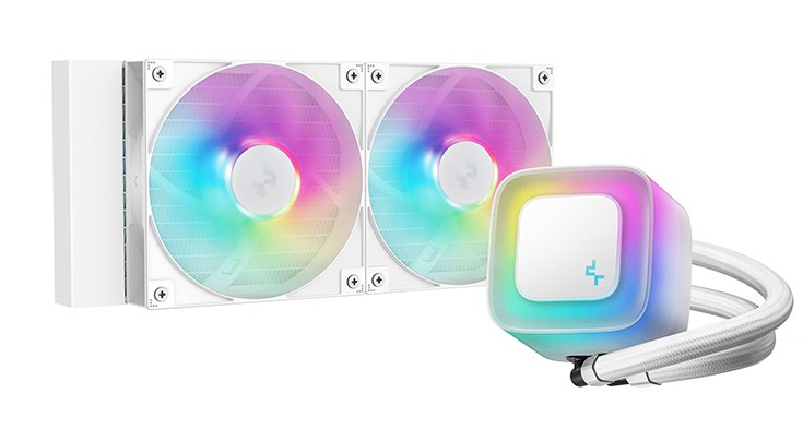 Dissipatore A Liquido DeepCool LE240 V2 ARGB Bianco Dissipatore A Liquido DeepCool LE240 V2 ARGB Bianco