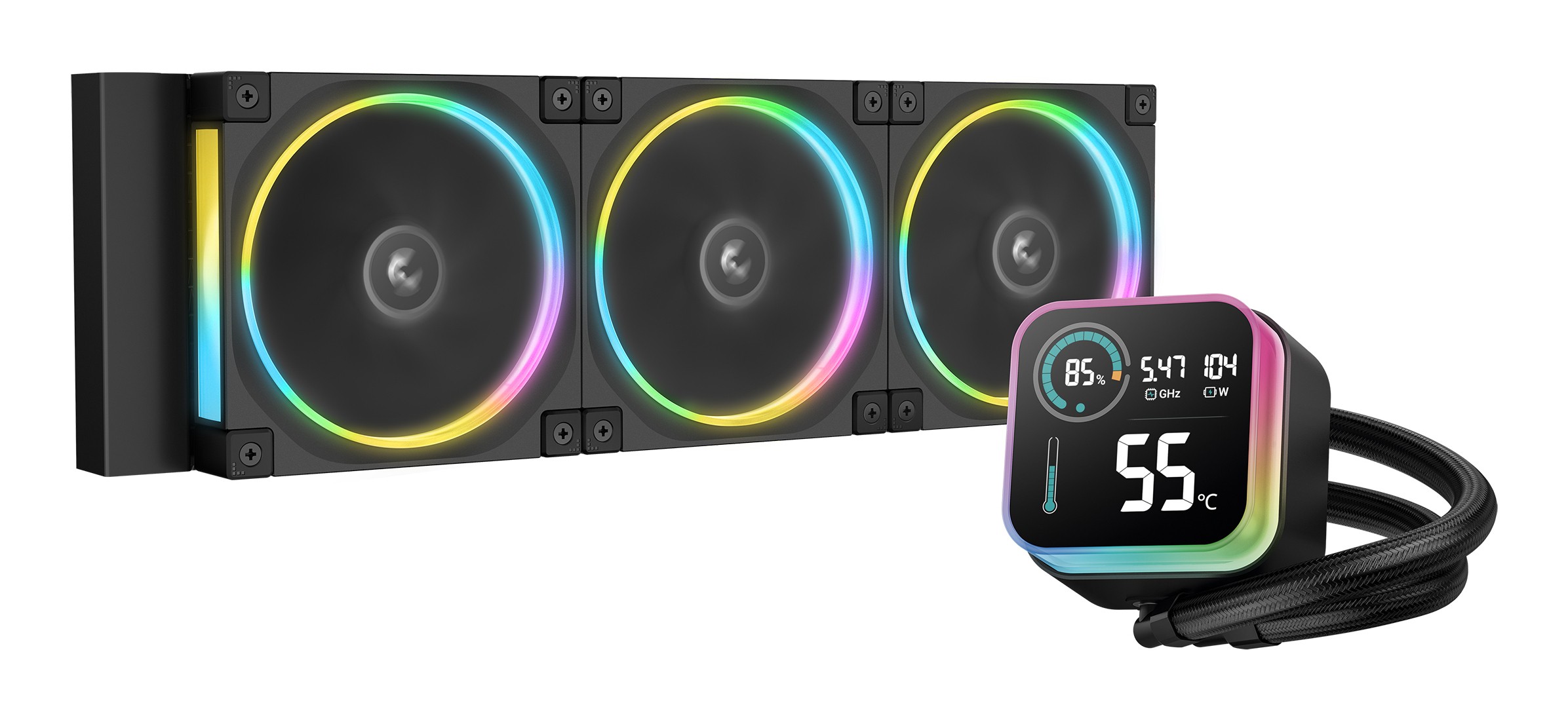 Dissipatore A Liquido DeepCool LQ360 ULTRA ARGB Nero Dissipatore A Liquido DeepCool LQ360 ULTRA ARGB Nero