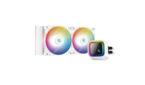Dissipatore A Liquido DeepCool LS520 RGB 240mm Bianco