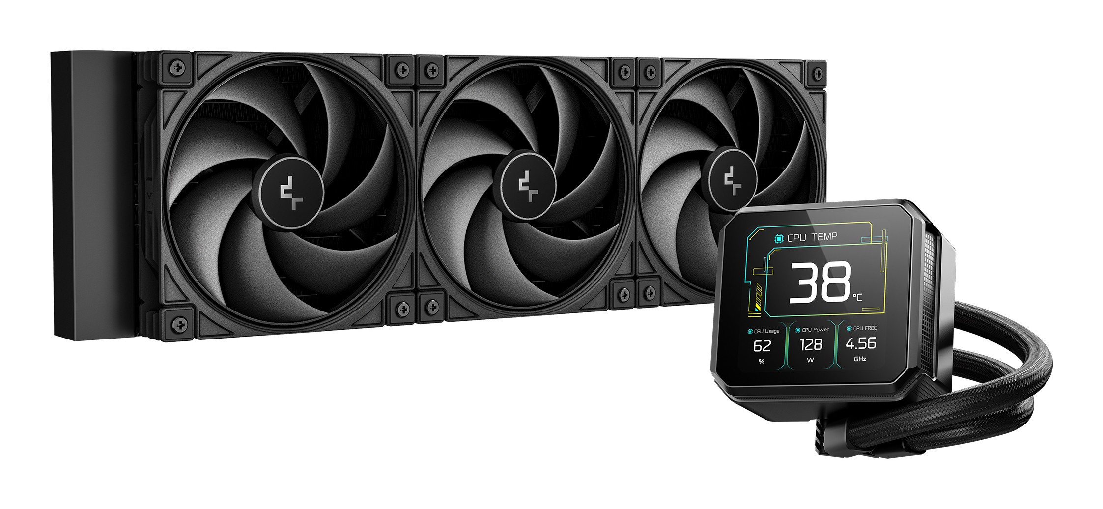 Dissipatore A Liquido DeepCool Spartacus 360 120 mm Nero Dissipatore A Liquido DeepCool Spartacus 360 120 mm Nero