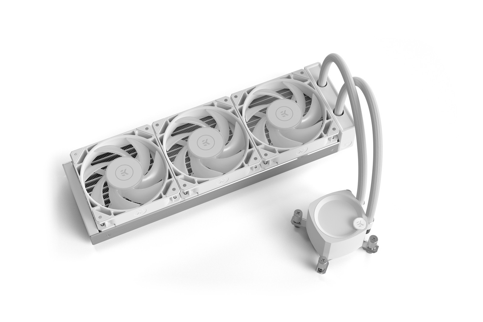 Dissipatore A Liquido EK Water Blocks CR360 Lux D-RGB Bianco 360mm Dissipatore A Liquido EK Water Blocks CR360 Lux D-RGB Bianco 360mm