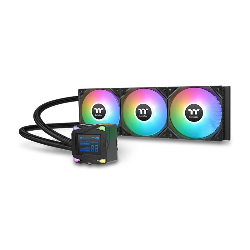 Dissipatore a Liquido Thermaltake LA360-S ARGB Sync LCD 360mm Ner Dissipatore a Liquido Thermaltake LA360-S ARGB Sync LCD 360mm Ner