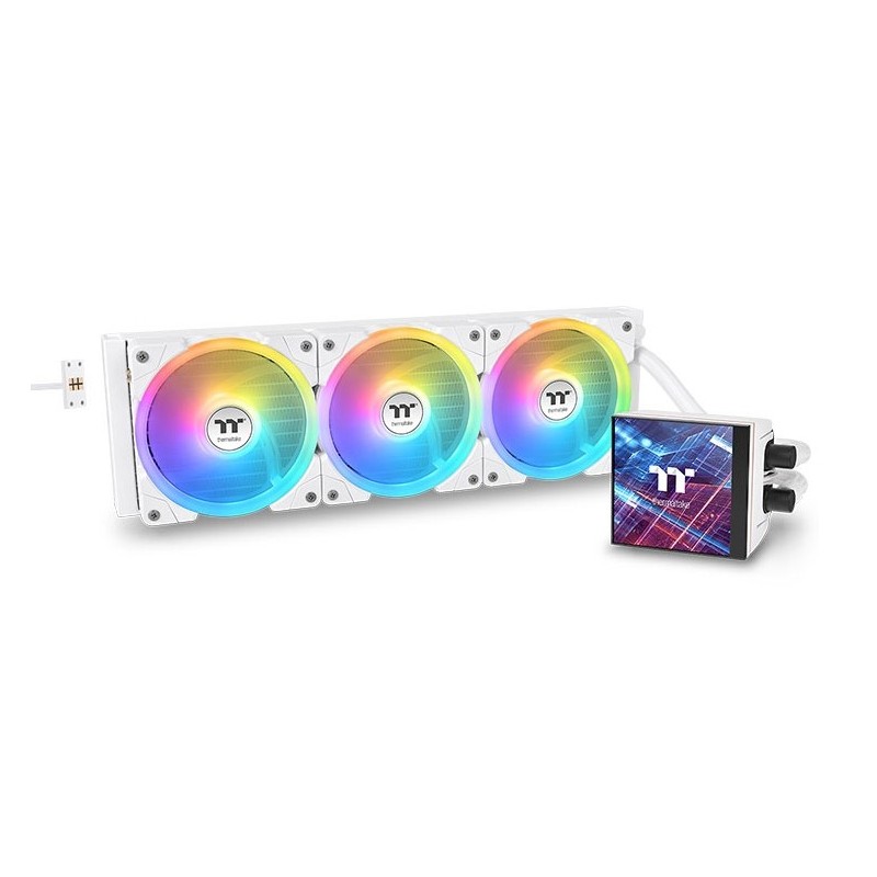 Dissipatore A Liquido Thermaltake MAGFloe 420 Ultra ARGB Bianco Dissipatore A Liquido Thermaltake MAGFloe 420 Ultra ARGB Bianco