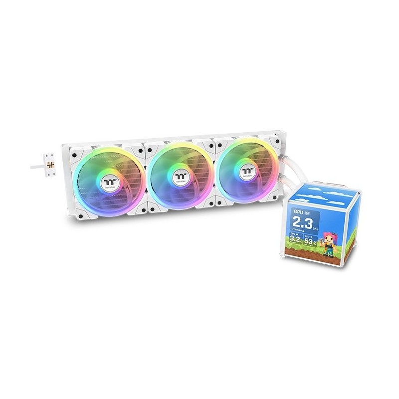 Dissipatore a Liquido THERMALTAKE Minecube 360 Ultra ARGB 360mm Bianco Dissipatore a Liquido THERMALTAKE Minecube 360 Ultra ARGB 360mm Bianco