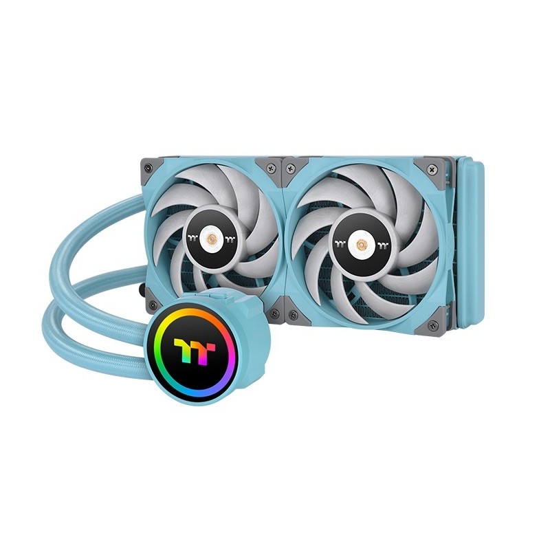 Dissipatore A Liquido Thermaltake TOUGHLIQUID 240 ARGB Sync AIO racing turchese 240mm Dissipatore A Liquido Thermaltake TOUGHLIQUID 240 ARGB Sync AIO racing turchese 240mm