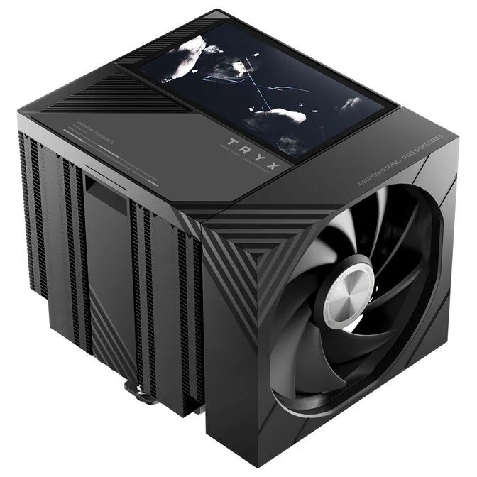 Dissipatore Ad Aria CPU TRYX TURRIS T620 Dual Tower display 5" 120mm Nero Dissipatore Ad Aria CPU TRYX TURRIS T620 Dual Tower display 5" 120mm Nero