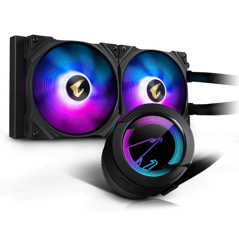 Dissipatore Gigabyte Aorus Waterforce 280 D-RGB Nero 280 mm Dissipatore Gigabyte Aorus Waterforce 280 D-RGB Nero 280 mm