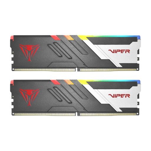 Ram PATRIOT VENOM VIPER DDR5 6400MHz 32GB (2x16) RGB XMP 3.0 CL32 GRIGIO Ram PATRIOT VENOM VIPER DDR5 6400MHz 32GB (2x16) RGB XMP 3.0 CL32 GRIGIO